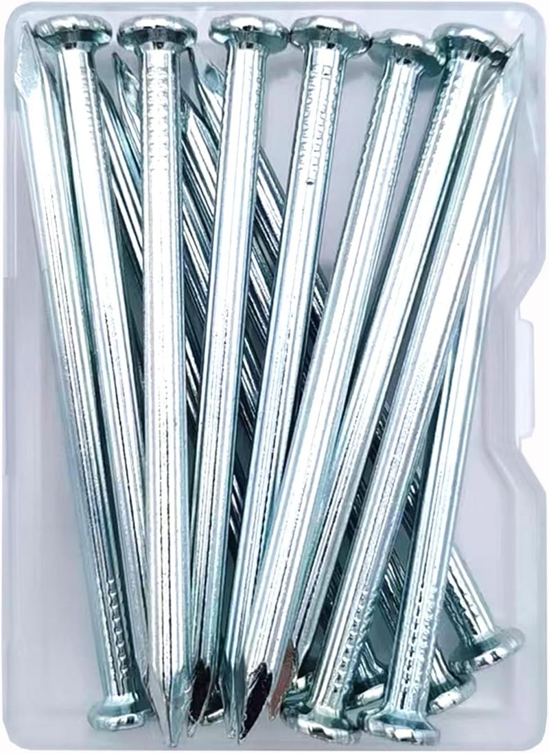 Eloogaa 13pcs 2-3/4 Wall Nails,Galvanized Hardware Nails,Good Hardness Wall Nails for Hanging Pictures,Drywall Nails - Image 1